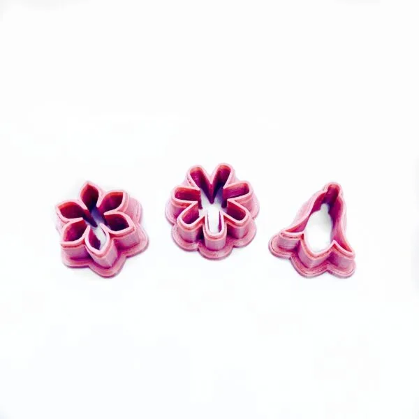 3 Flower Set Clay Cutter Set