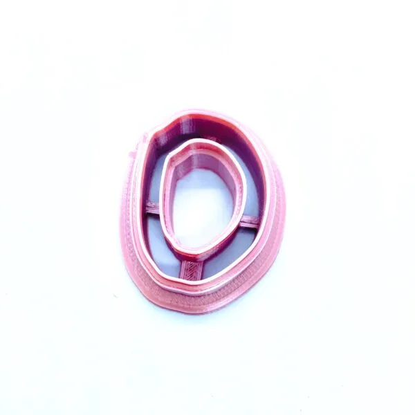 Organic Abstract Oval Donut Clay Cutter Cookie Cutter Fondant Cutter