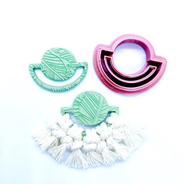 Macrame Circle Finding Clay Cutter