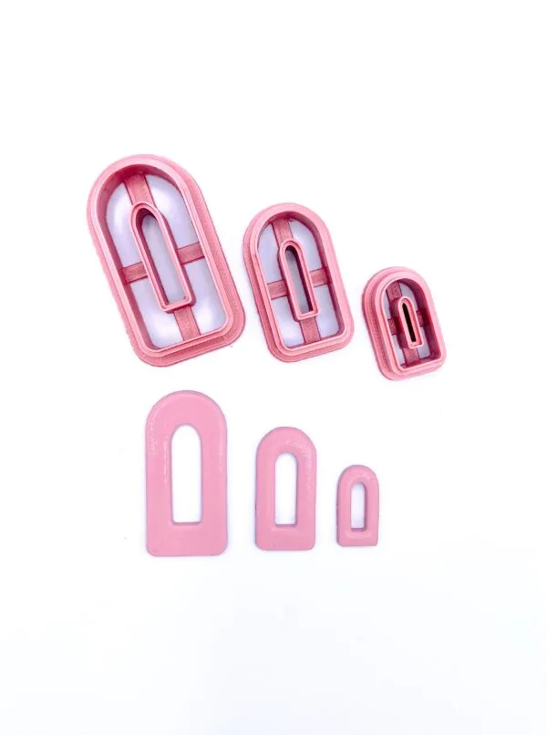 Narrow Arch Donut Pendant Clay Cutter Cookie Cutter Fondant Cutter