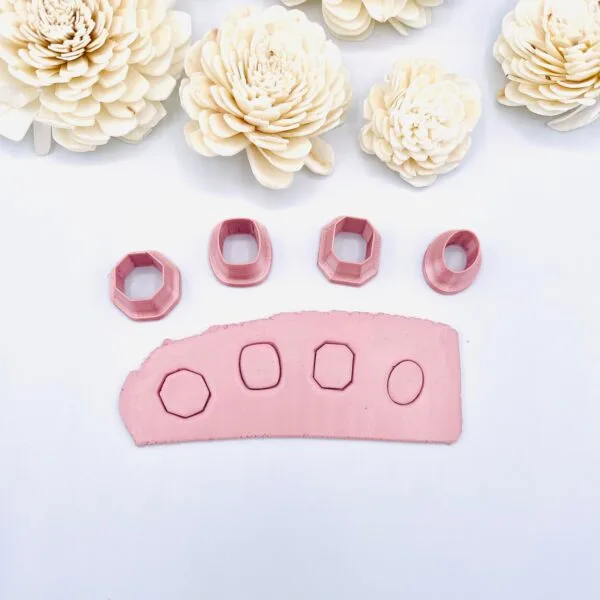 Precious Stone Stud and Topper Set Clay Cutter Set