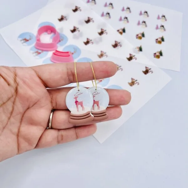 Snow Globe Clay Cutter Set