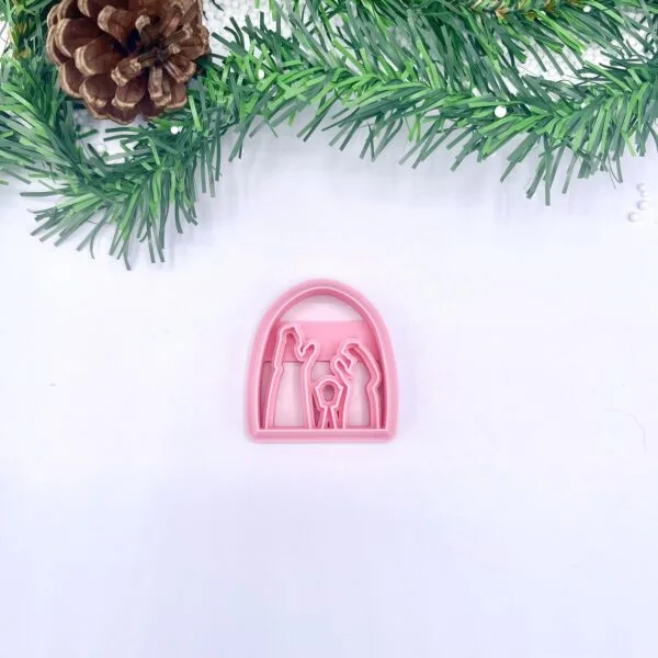 We Have Prayed Nativity Clay Cutter
