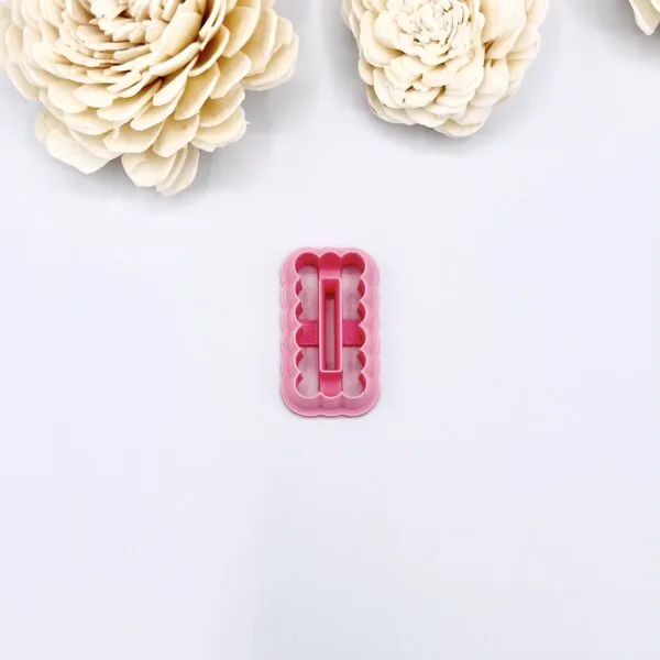 Scalloped Rectangle Clay Cutter