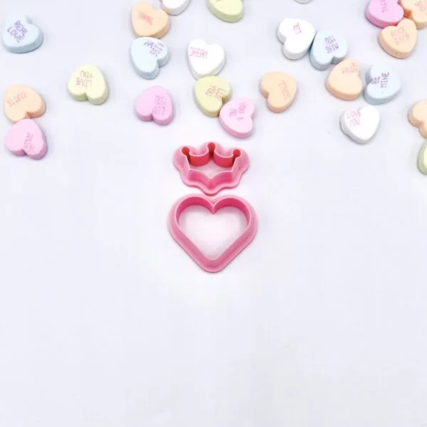 Heart and Crown Cutter Set