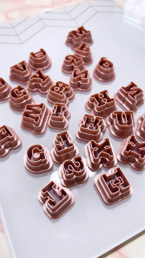 Micro Alphabet American Typewriter Cutter Set