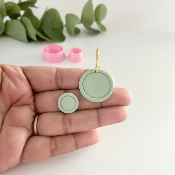 Piped Circle Polymer Clay Cutter