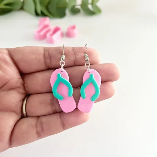 Flip Flop Dangle Beach Clay Cutter Set
