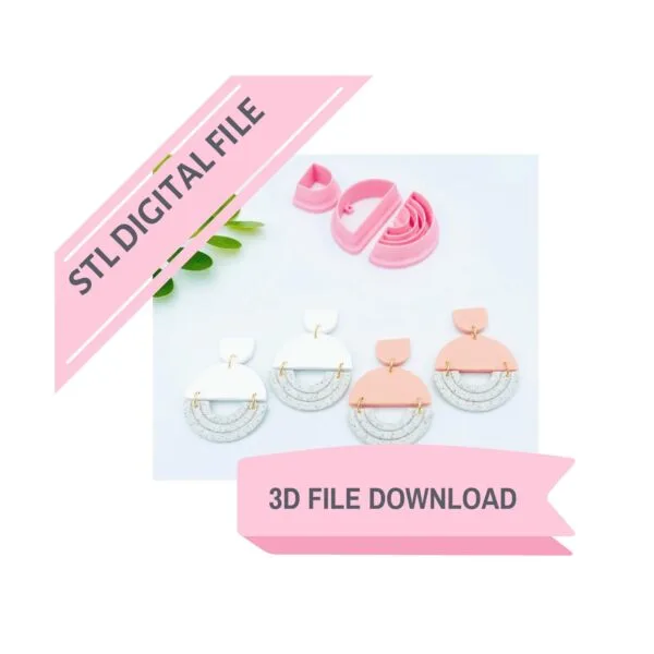 3D FILE Felina Clay Cutter Set Digital STL File Download
