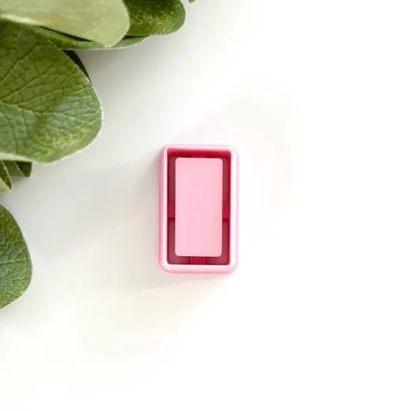 Bezel Back Rectangle Clay Cutter