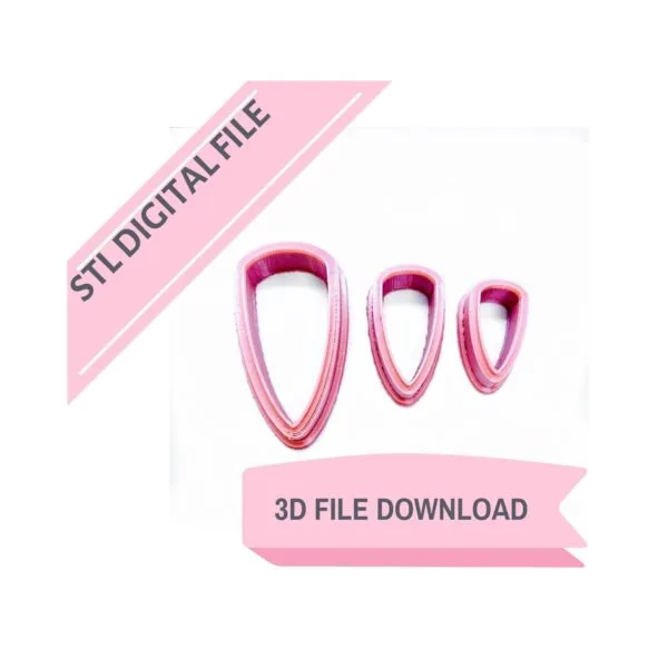 3D File Chunky Dagger Clay Cutter Set Digital Download