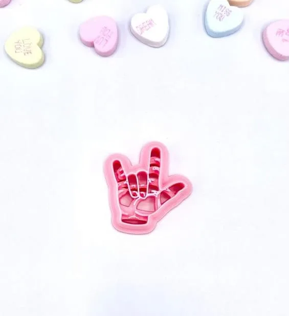 ILY  Sign Language Clay Cutter Set
