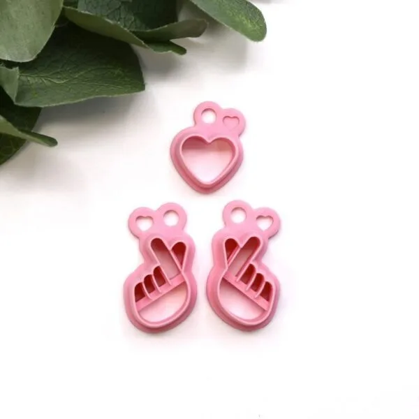 Love Finger Snap Clay Cutter Set