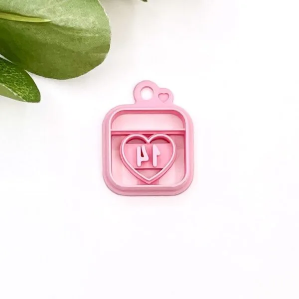 Valentines Day Calendar Clay Cutter