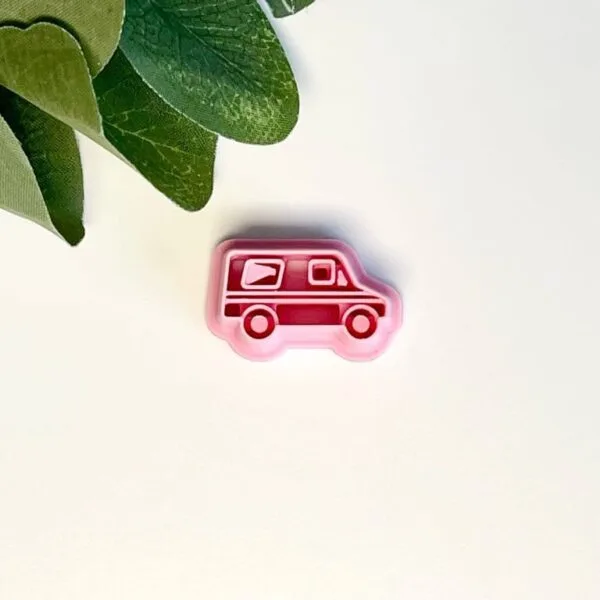 Mail Truck Clay Cutter