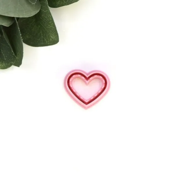 Stitched Heart Clay Cutters
