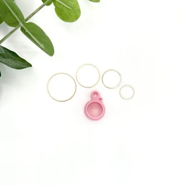 Circle Brass Charm Clay Cutter
