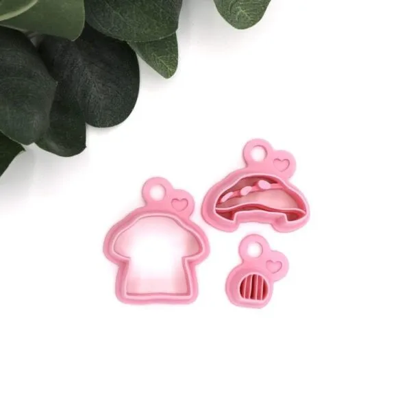 Mushroom House Clay Cutter Set