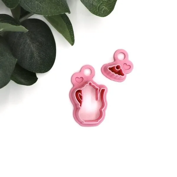 Tall Tea Kettle Clay Cutter Set