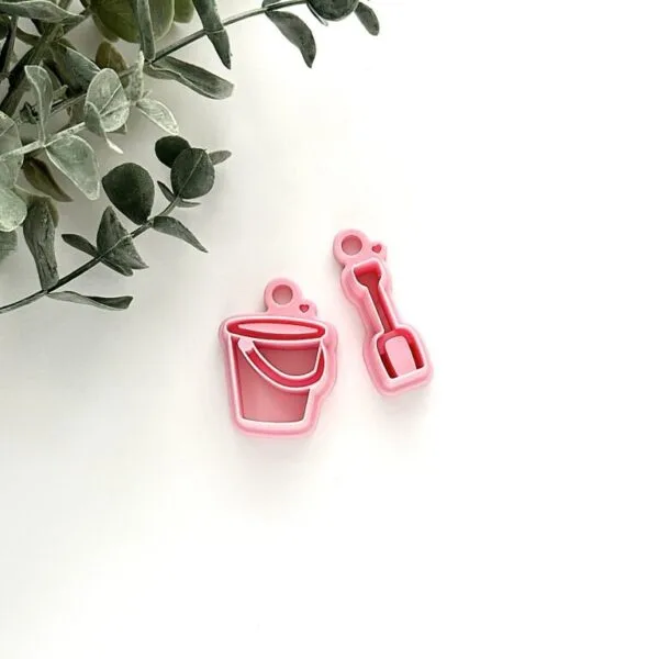 Sand Pail & Shovel Clay Cutter Set