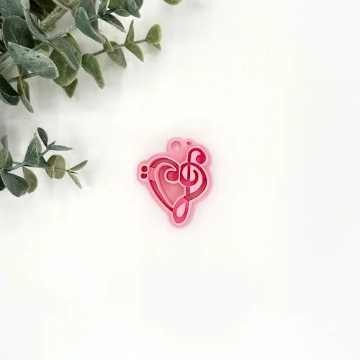 Musical Heart Clay Cutter