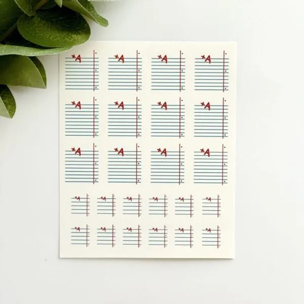 Notebook Paper Stephologies Clay Transfer