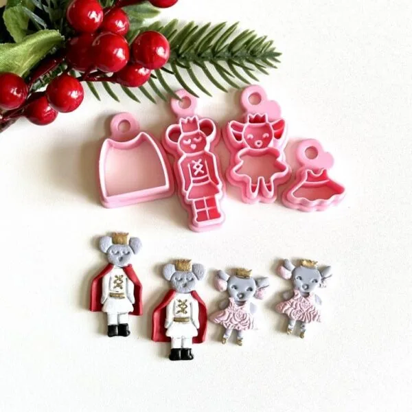 Girl Ballet Mouse Cutter Set