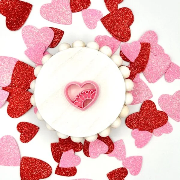 Sunflower Heart Clay Cutter