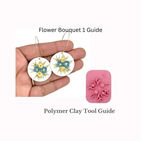 Flower Bouquet1 Guide Clay Stamper