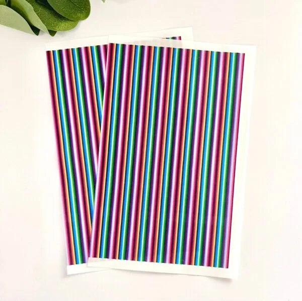 Mexican Serape Clay Tattoo Transfers Cinco de Mayo
